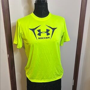 Under Armour Yellow Short Sleeve Tee for Active Play